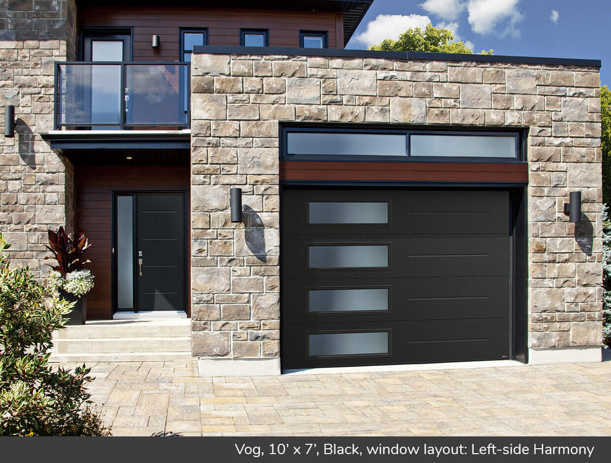 Standard+ Vog, 10' x 7', Black, Left-side Harmony windows