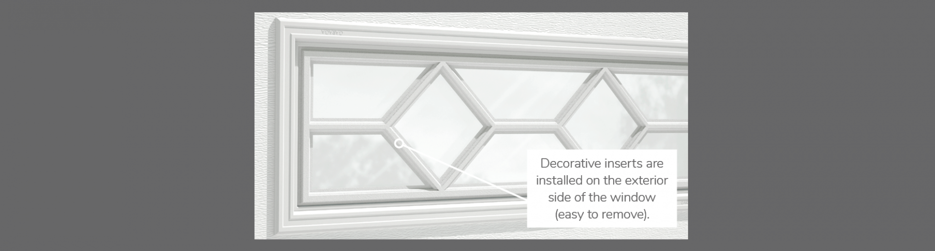 Waterton Decorative Insert, 40" x 13", available for door R-16 and R-12